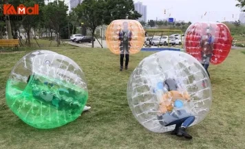 pink zorb ball can be favored